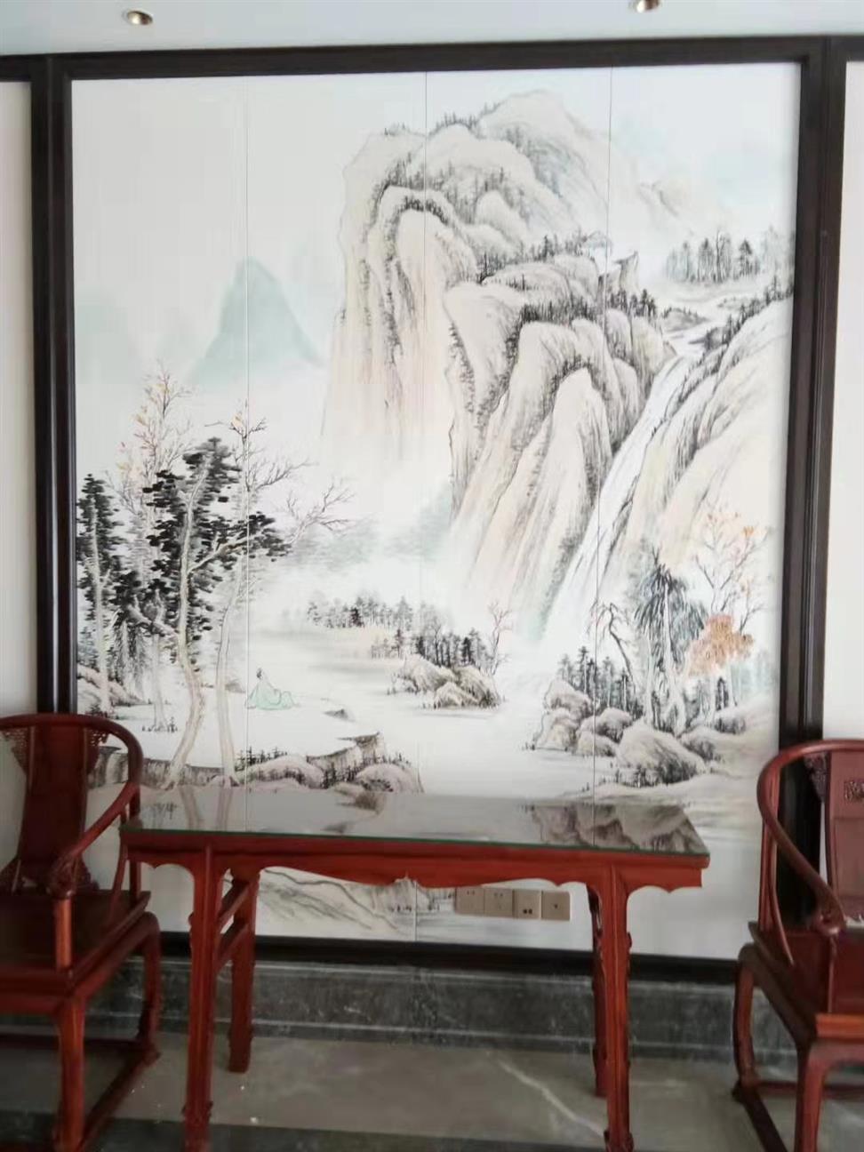 上海市室内墙布定制