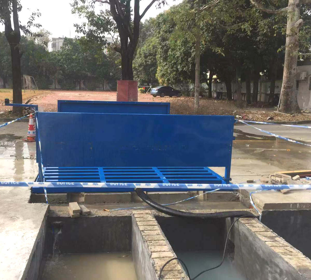 深圳滚轴式洗车池能重复使用