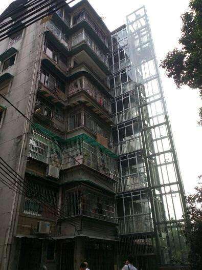 永城旧楼加装电梯设计