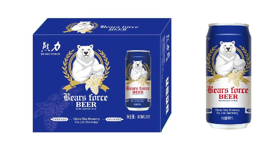 熊力啤酒熊啤精酿啤酒