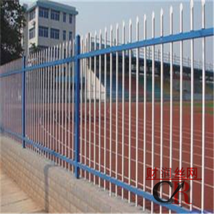 批发锌钢护栏 锌钢护栏厂 安平财润锌钢护栏生产厂家 安全防护网