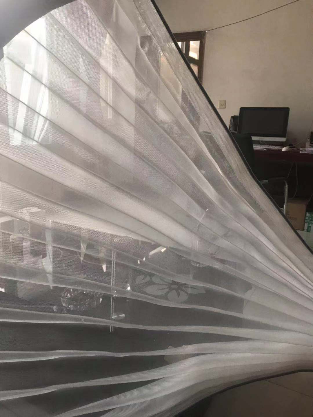 荷兰温室顶开窗折叠防虫网 手风琴式折叠防虫网