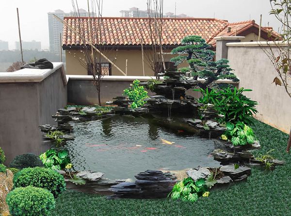徐州私家园林假山鱼池设计规划服务一条龙