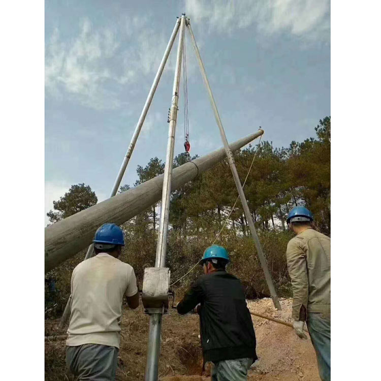 达州市水泥电线杆18米人字拔杆配套件