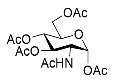 1,3,4,6-四-O-乙酰基-2-脱氧-2-乙酰氨基-α-D-吡喃葡萄糖,CAS:7784-54-5