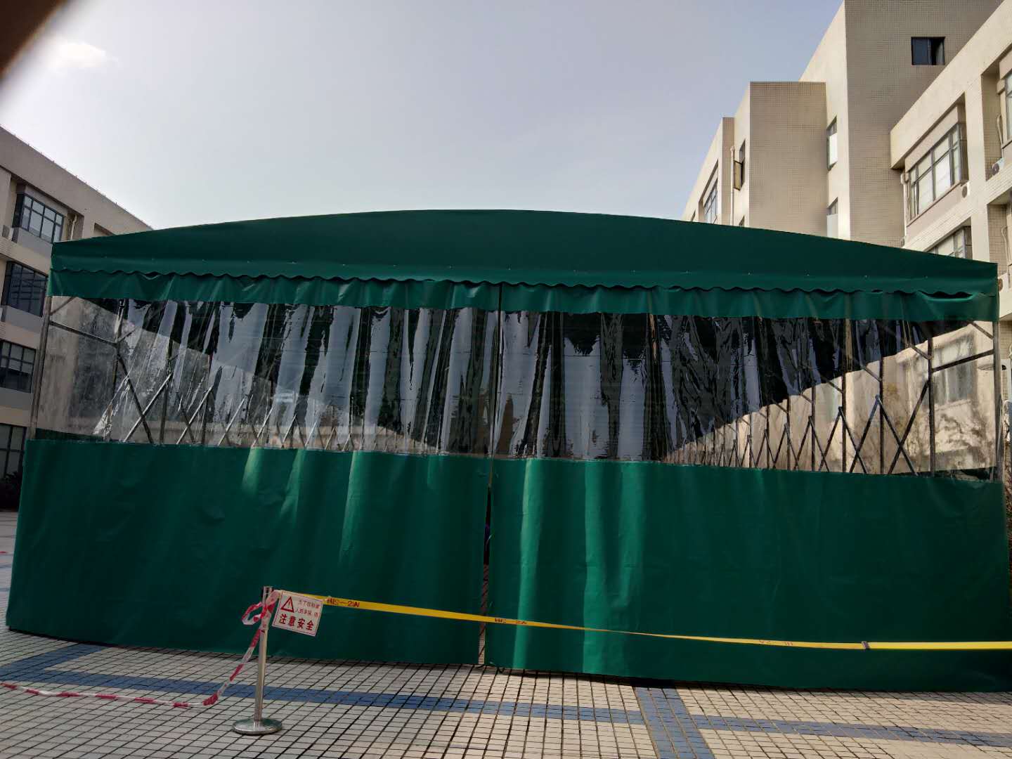 雅安厂家直销大型工地防雨棚 仓库移动帐篷