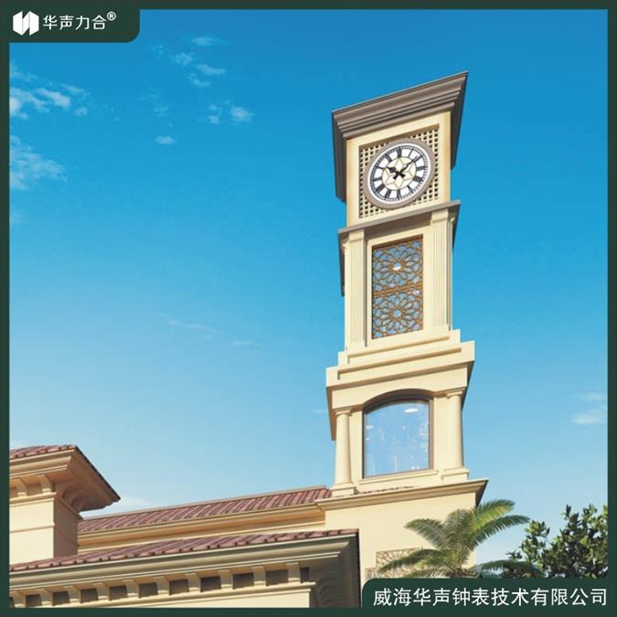 HSLH牌建筑景观钟 钢结构钟表