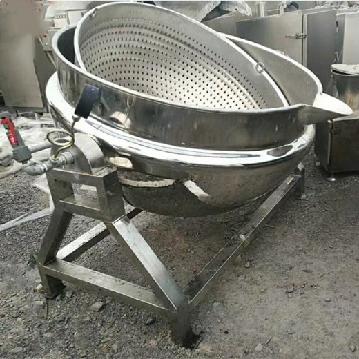 二手电加热不锈钢夹层锅
