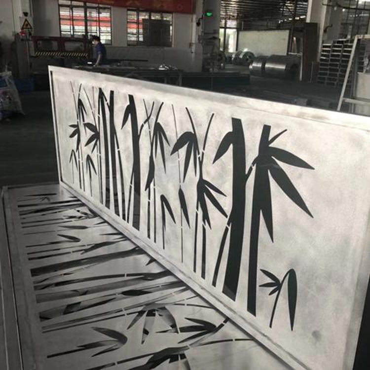 石家庄门廊雕刻铝单板供应商 镂空切割铝板
