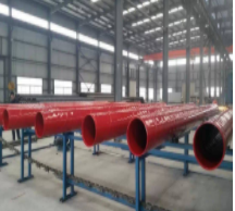 西藏 重庆 四川涂覆钢管 环氧树脂复合管 红色消防管厂家 川阔管业