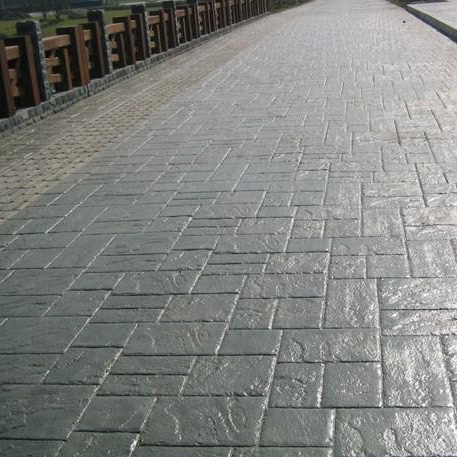 日喀则市压印混凝土 彩色压模地坪 彩色混凝土压花路面