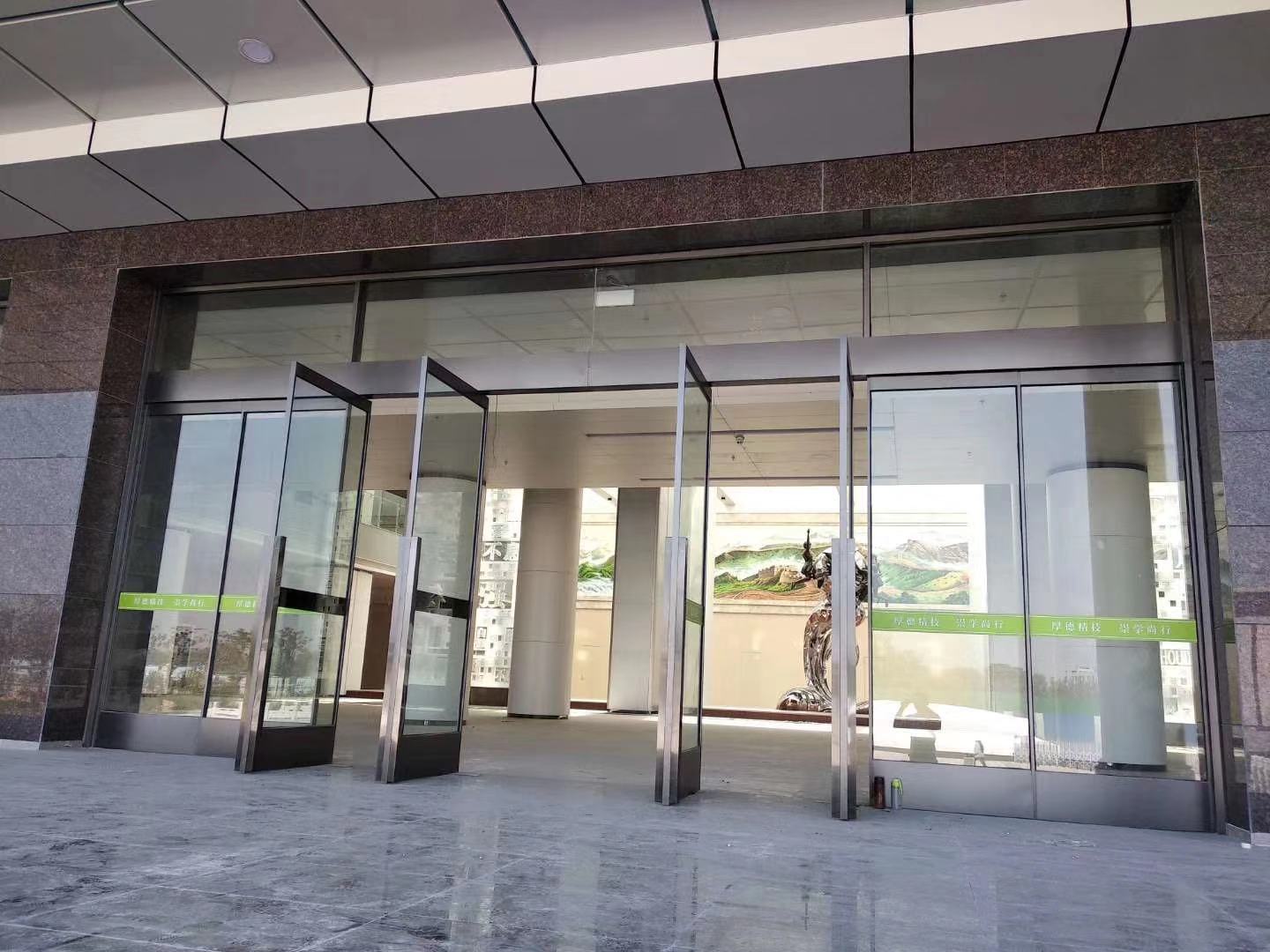郑州玻璃门定做、感应门安装维修、玻璃隔断安装