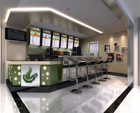 杭州小型的奶茶店装修设计公司 杭州大型的超市装修设计公司