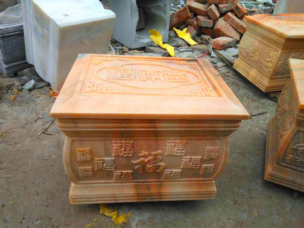 公墓骨灰盒 骨灰盒保护盒 石头骨灰盒 石头棺材