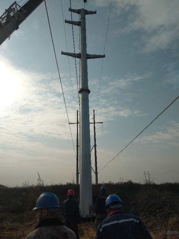 江口县 35kv 电力钢管塔 110kv 电力钢管杆