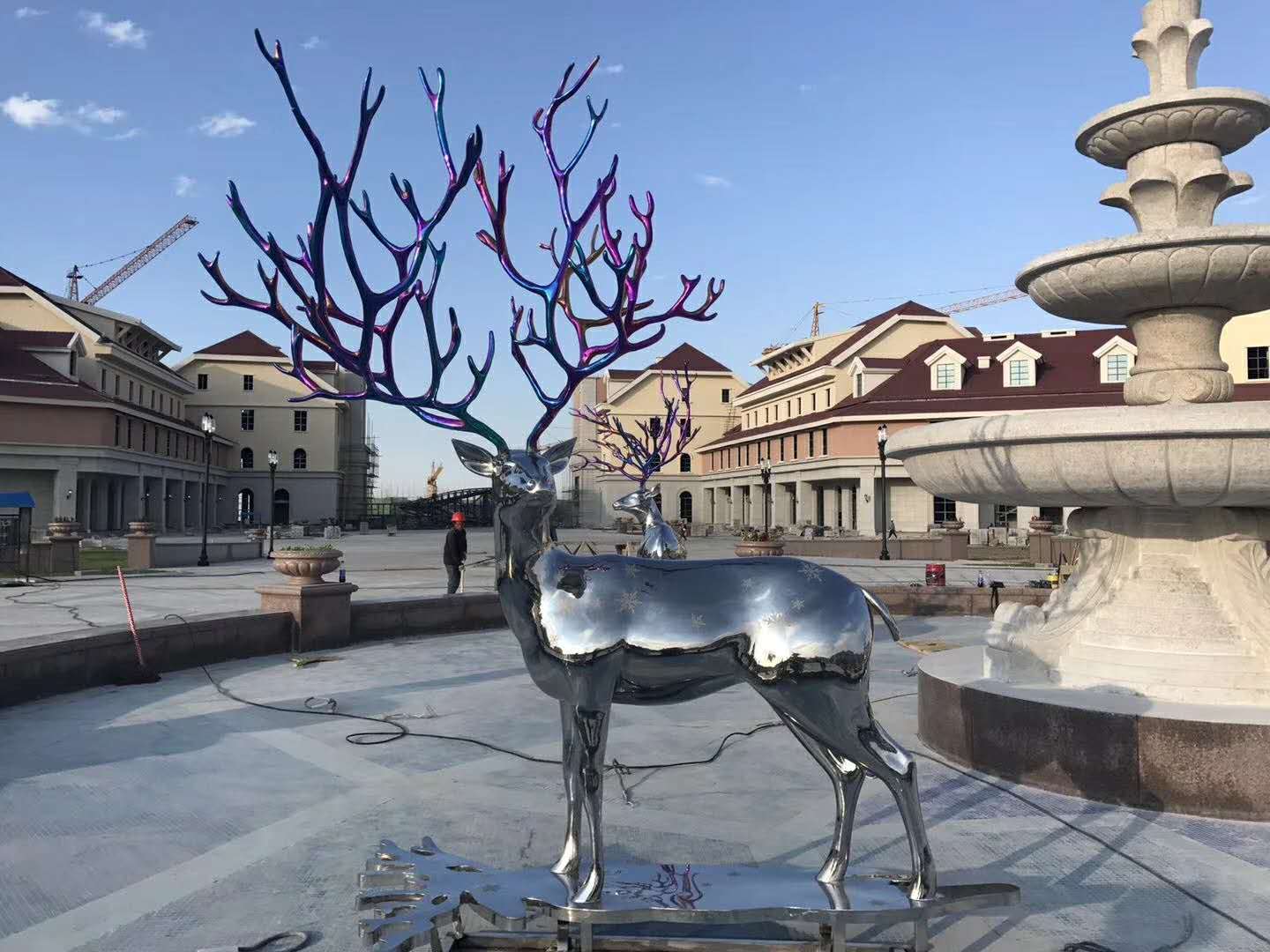 雕塑艺术品 河北广场不锈钢雕塑