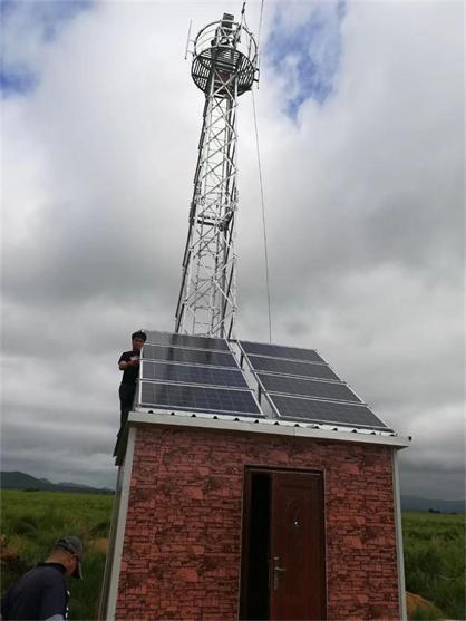银川西宁兰州高速公路太阳能供电监控系统，森林防火监控太阳能发电系统