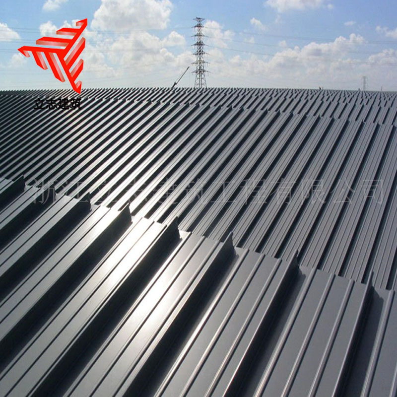厂家供应YX65-400 直立锁边铝镁锰屋面板 钢结构体育馆屋面用