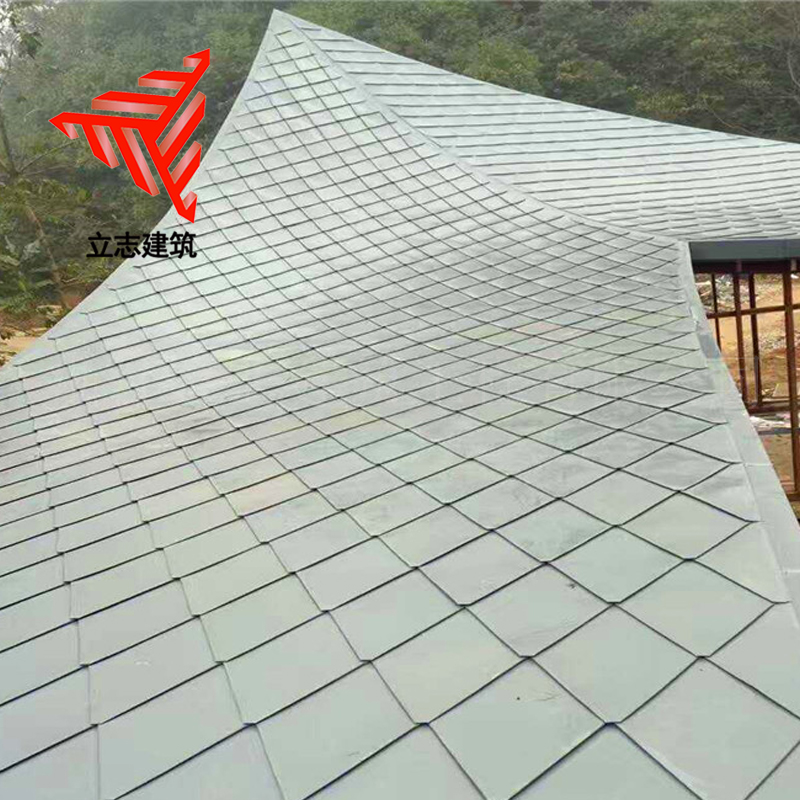 浙江厂家供应高端铜屋面 菱形、矩形平锁扣金属屋面板