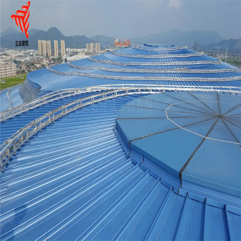 钢结构网架屋面瓦材料 生产厂家供应 氟碳涂层铝镁锰板屋面