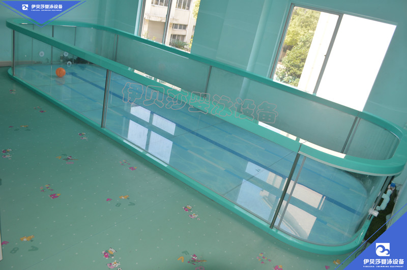 山东青岛婴幼儿游泳池新款钢化玻璃设备伊贝莎