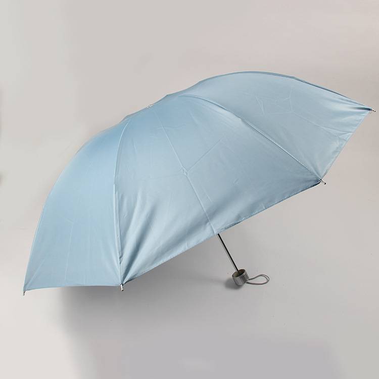 创意三折倒杆银胶晴雨伞 遮阳防紫外线广告礼品伞折叠伞定制logo