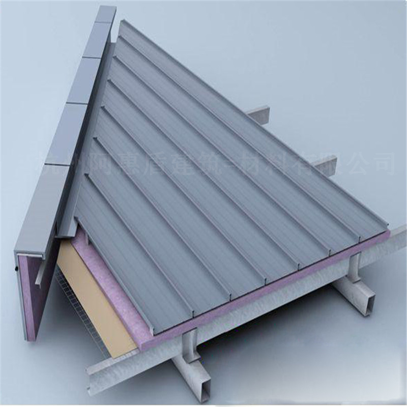 65-430型屋面板 游泳馆屋面用铝合金金属瓦 铝镁锰合金屋面板