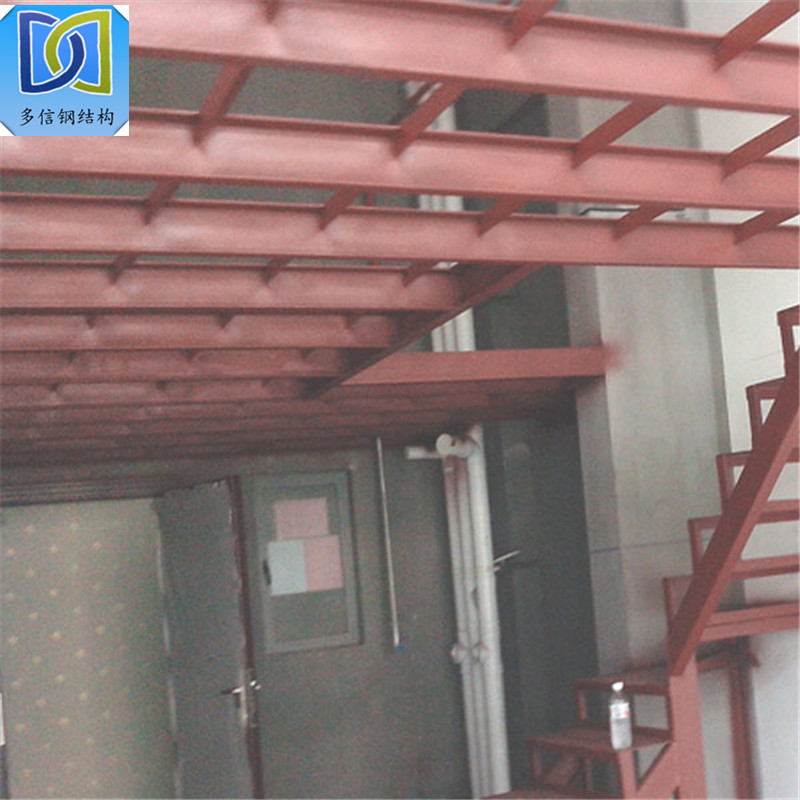 广州市厂区阁楼层隔层专业承包施工 花纹板阁楼层 多信钢结构专业