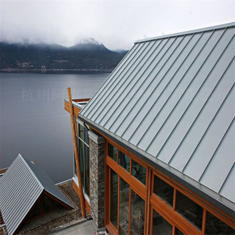 旅游小镇用屋面墙面用铝镁锰板 铝镁锰合金板矮立边25装饰板面板