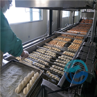 有为Y-7000型甜甜圈油炸机｜面包麻花油炸机｜时产15000根的大型油炸设备