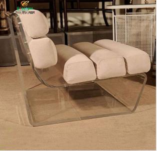 定制典雅的沙发套家具亚克力底座豪华客厅餐桌亚克力椅子