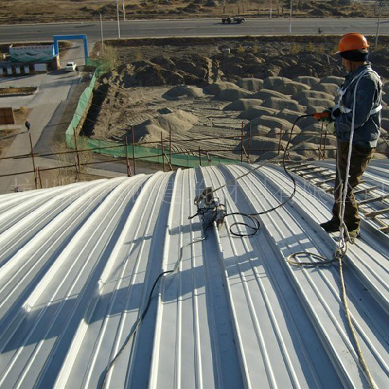 生产厂家直销 YX65-400 钢结构屋面 铝镁锰合金板