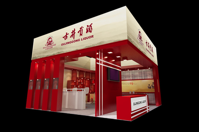 中国澳门电子展展柜设计工厂案例