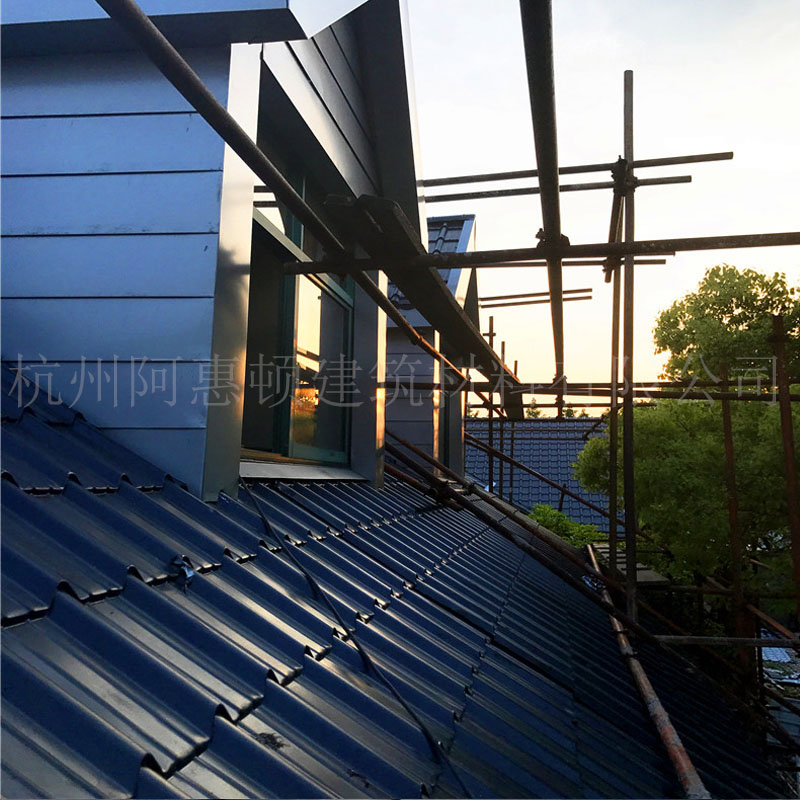西瓜皮造型屋面 屋顶装饰铝板 铝镁锰双锁边屋面系统