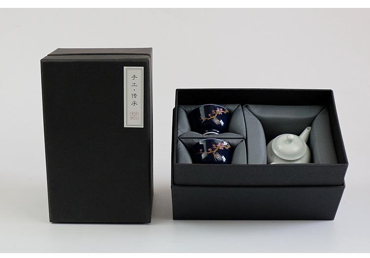 重庆茶叶盒定做，茶具包装，瓷器纸盒定制