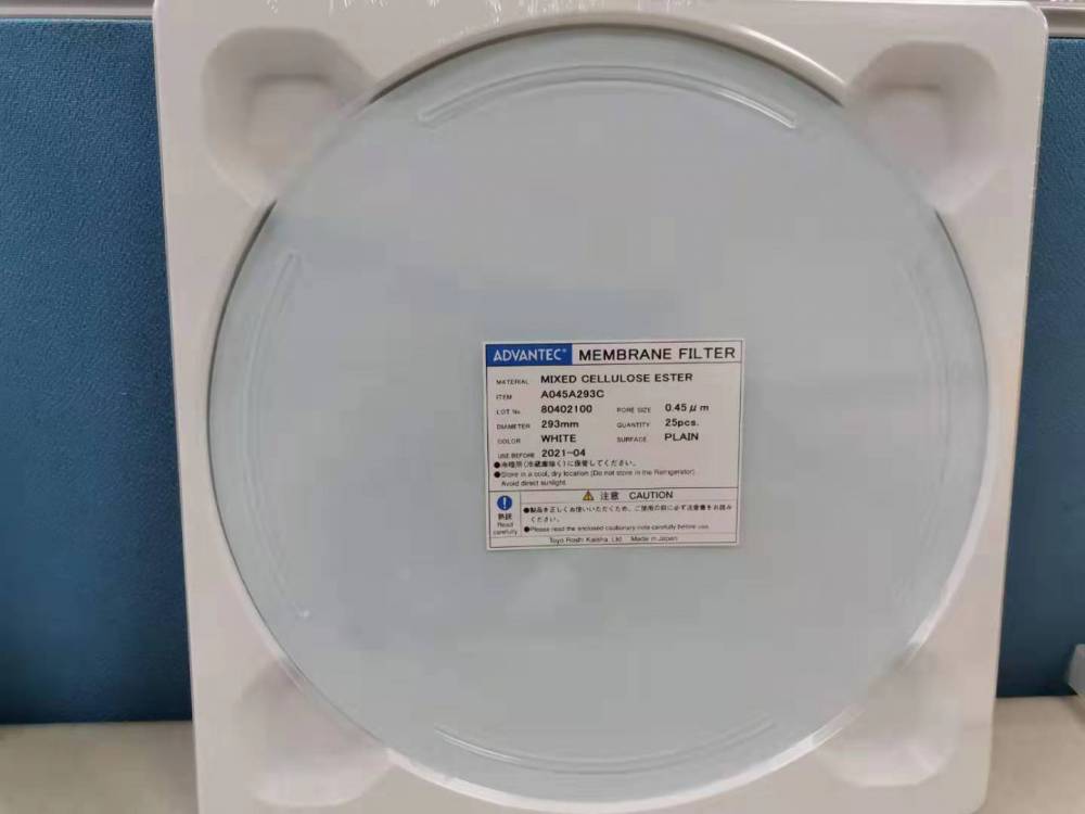 日本ADVANTEC 0.65um孔径混合纤维素酯白色滤膜