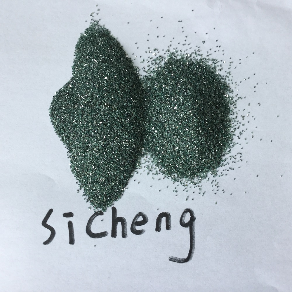 水磨片切割片用绿碳化硅粒度砂 高硬度高纯度绿碳化硅