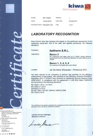 热烈祝贺意特尔曼实验室通过Kiwa认证