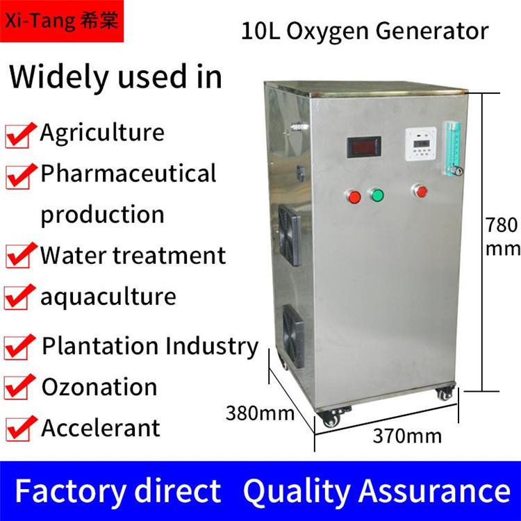 10G氧气源臭氧发生器，水处理**
