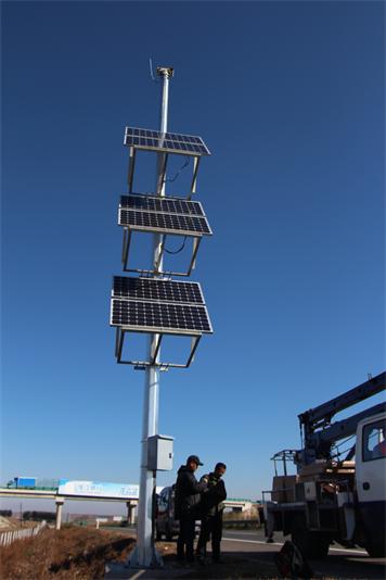 昆明南宁海口高速公路太阳能供电监控系统，森林防火监控太阳能发电系统