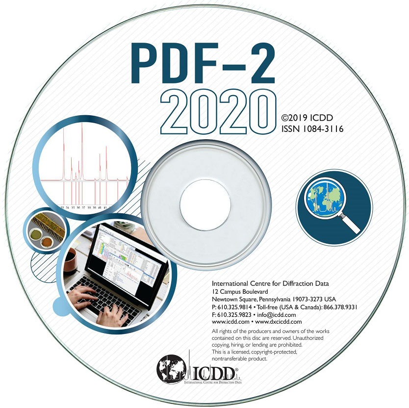 PDF-2 2020衍射数据库卡片
