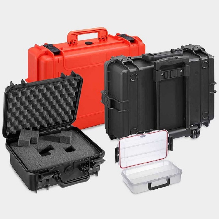 玫瑰塑胶厂家直销3D扫描仪包装箱 精密仪器防护箱 手提箱