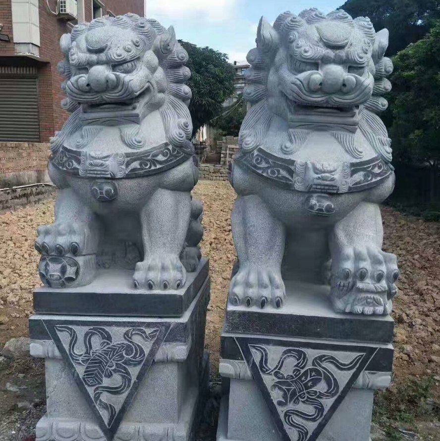 郴州石头石狮子讲究 狮子