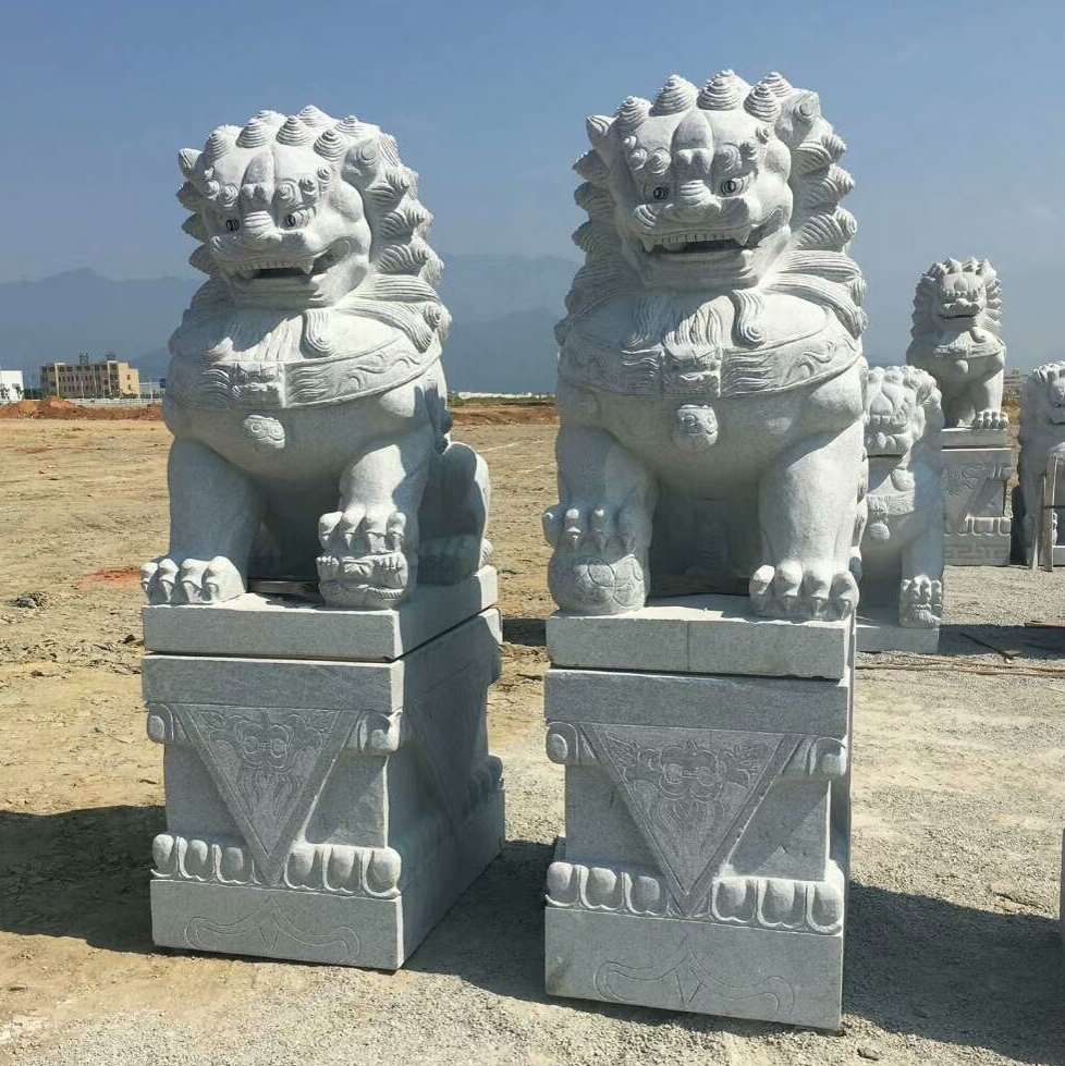 郴州铜雕石狮子讲究 石雕狮子 厂家定做