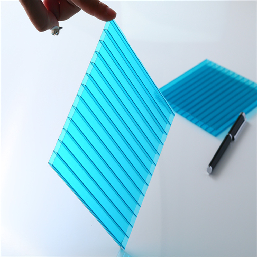 磨砂阳光板-耐寒性高-PC双层彩色阳光板