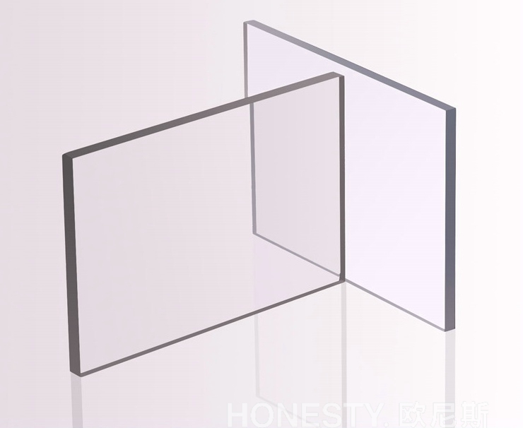 PC耐力板塑料板透明实心板户外遮阳棚