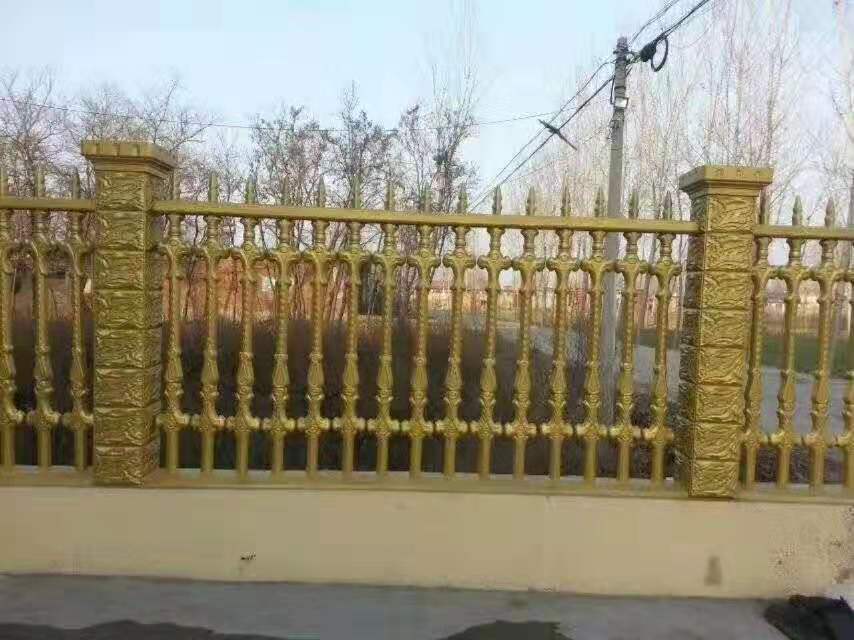 淮南艺术围栏制作 仿木栏杆 规格齐全 安装方便