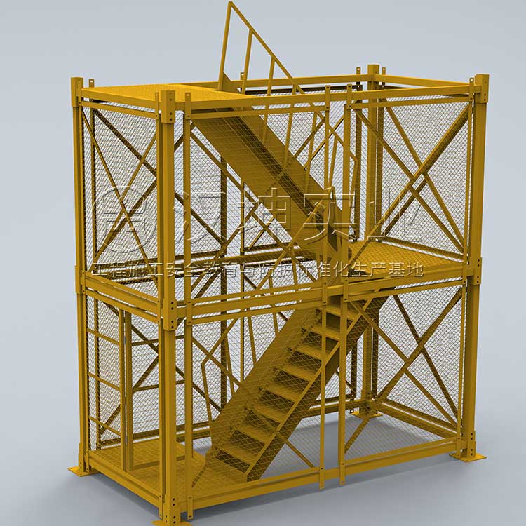 组装式安全爬梯 上海钢结构梯笼厂家