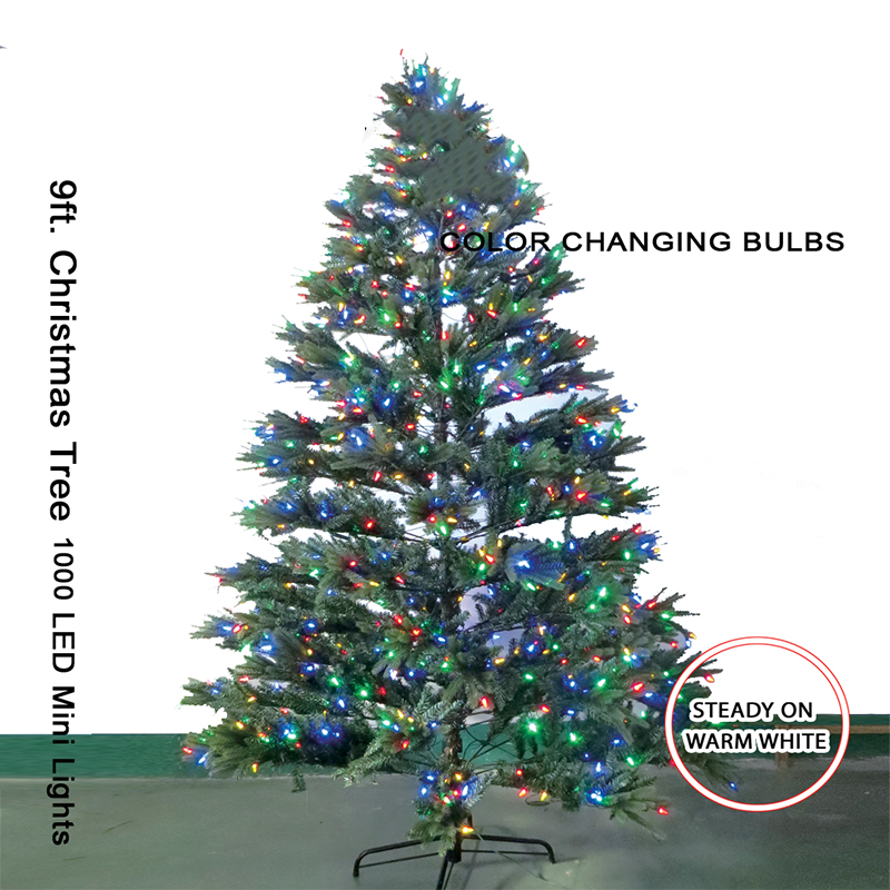 圣诞树人造松树圣诞装饰树户外造型灯铁艺树防松树4英尺6英尺