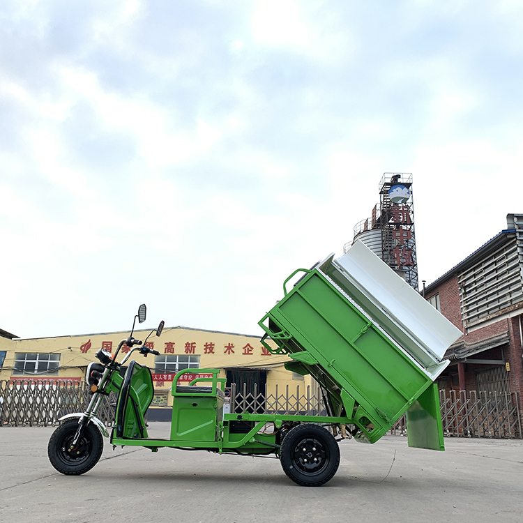 厂家直销大容积小型垃圾车学校电动生产厂家